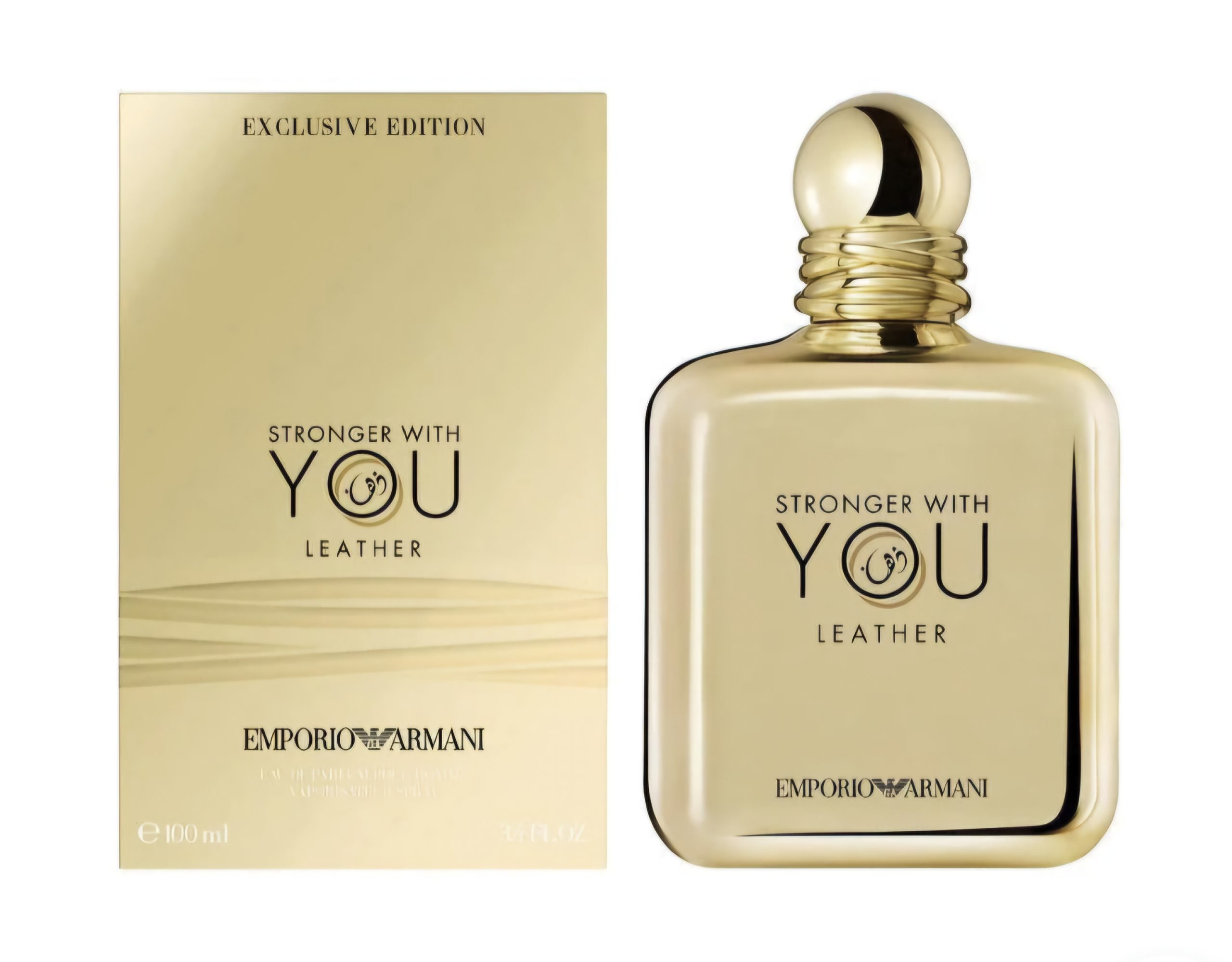 Emporio Armani Stronger With You Leather – Eau De Parfum – 100 ML – Tester Original - imagine 4