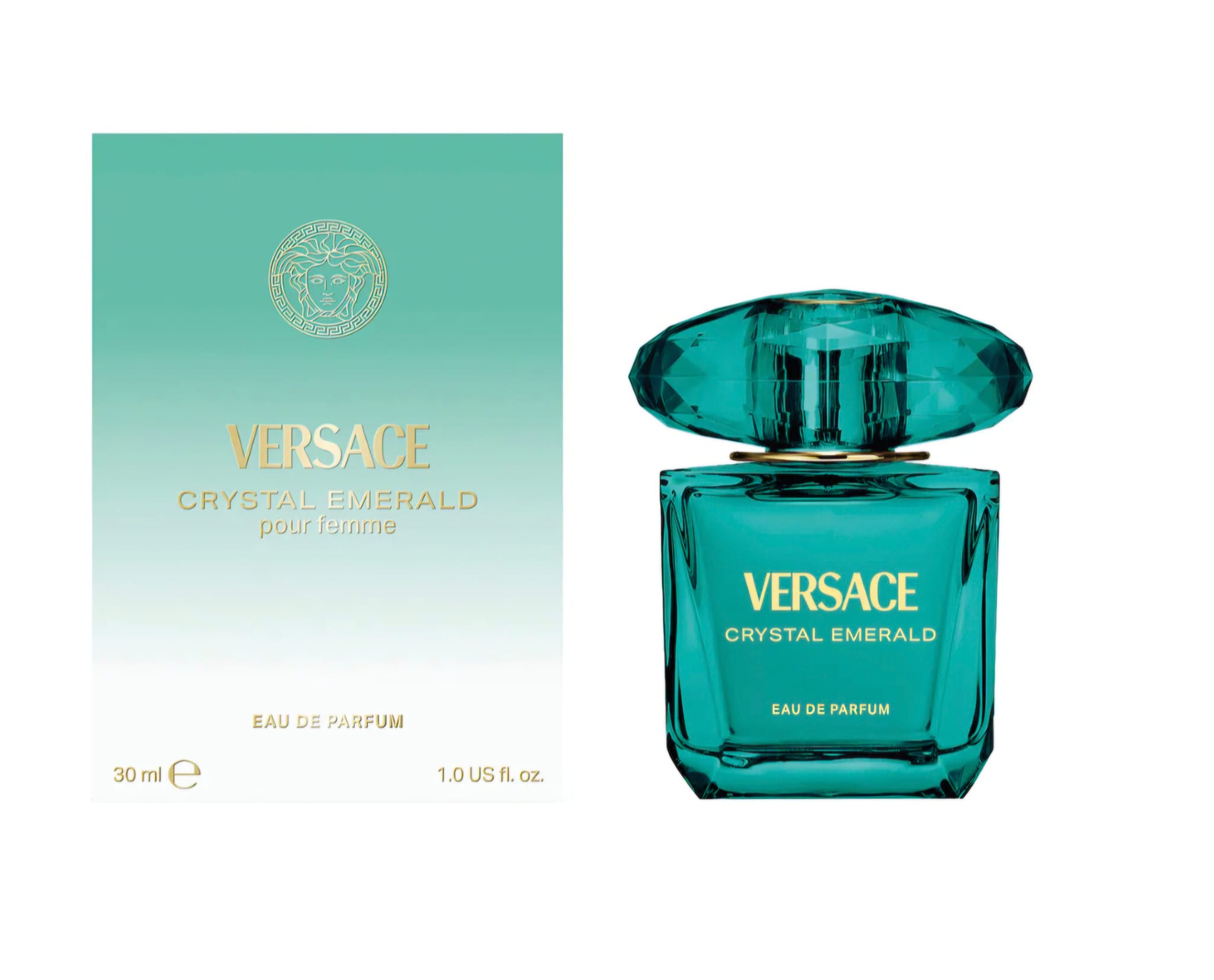 Versace Crystal Emerald - Eau De Parfum - 100 ML – Tester Original - imagine 2