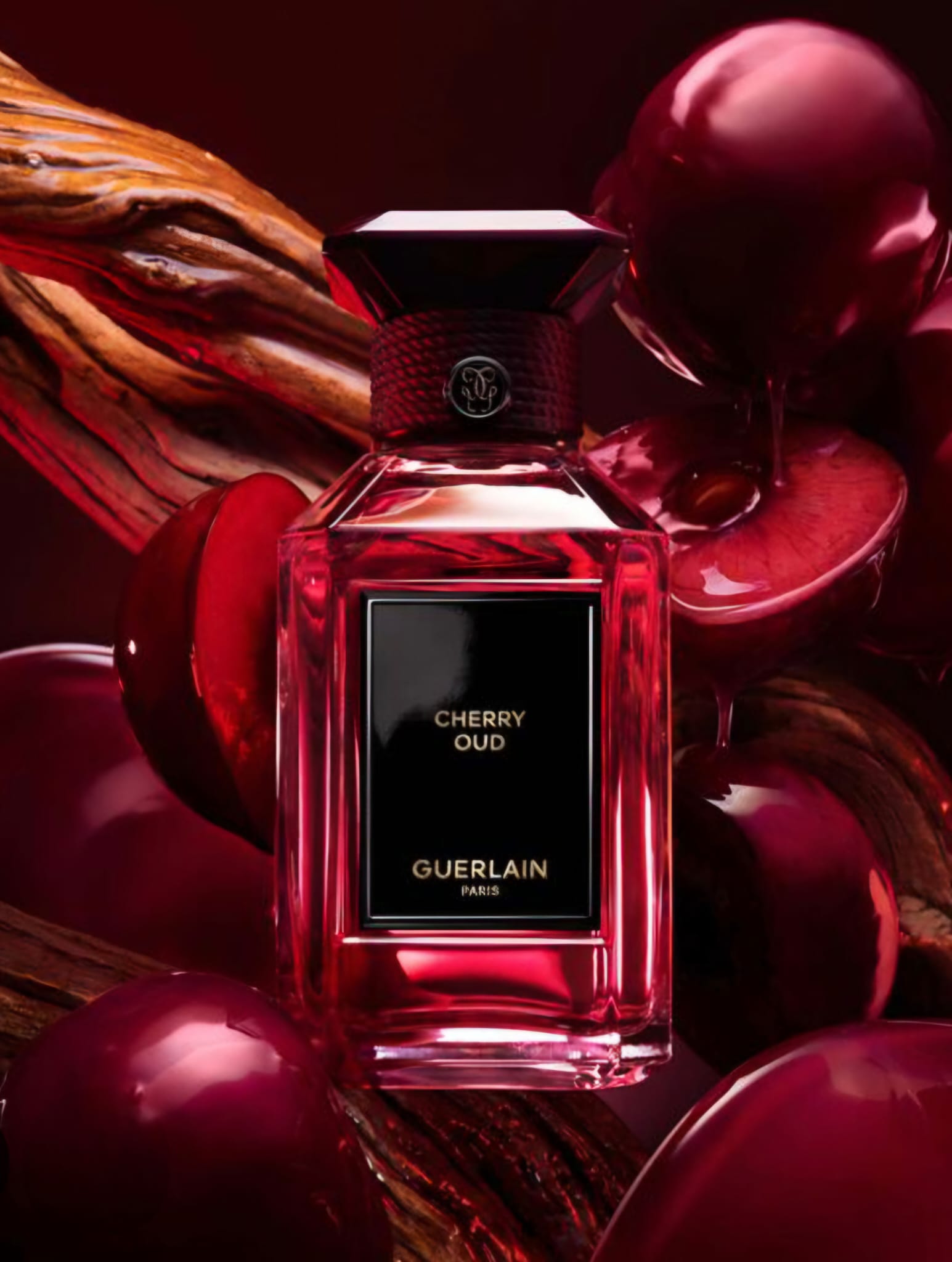 Guerlain Cherry Oud - Eau De Parfum - 100 ML - Tester Original - imagine 3