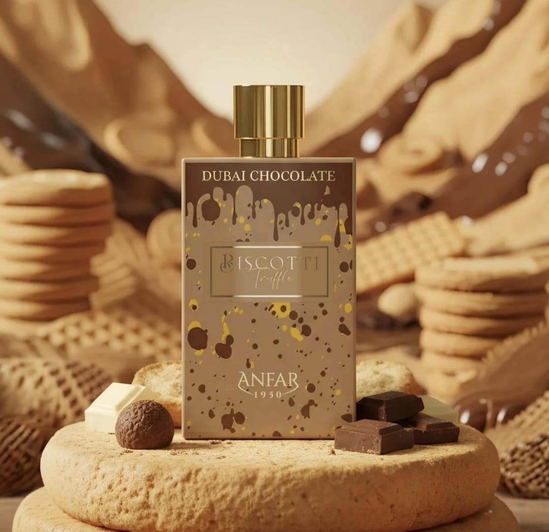 Anfar 1950 Dubai Chocolate - Biscotti Truffle - Extrait De Parfum - 80 ML - Parfum Original - imagine 3