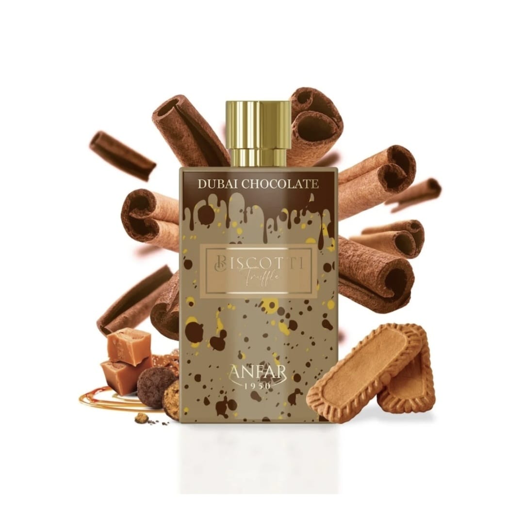 Anfar 1950 Dubai Chocolate - Biscotti Truffle - Extrait De Parfum - 80 ML - Parfum Original - imagine 6