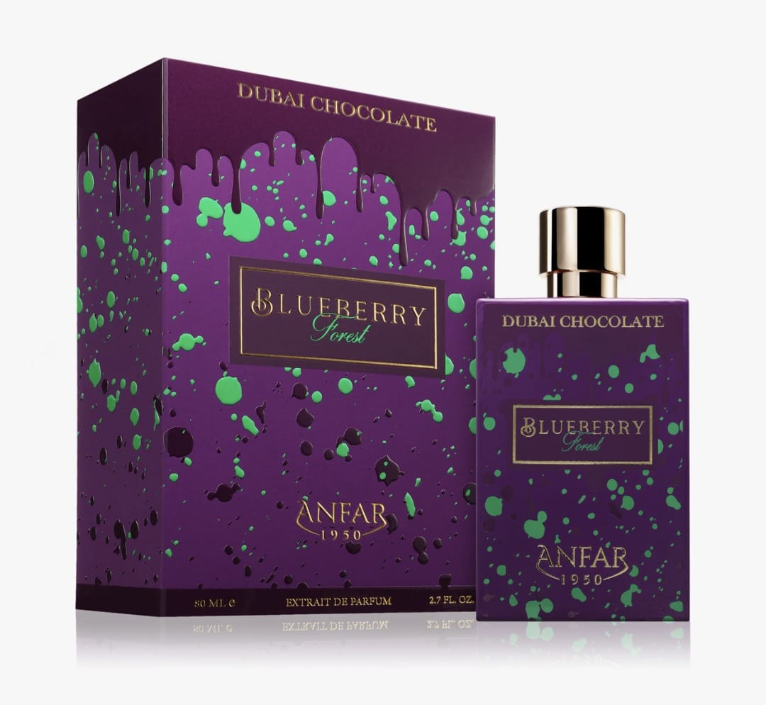 Anfar 1950 Dubai Chocolate - Blueberry Forest - Extrait De Parfum - 80 ML - Parfum Original