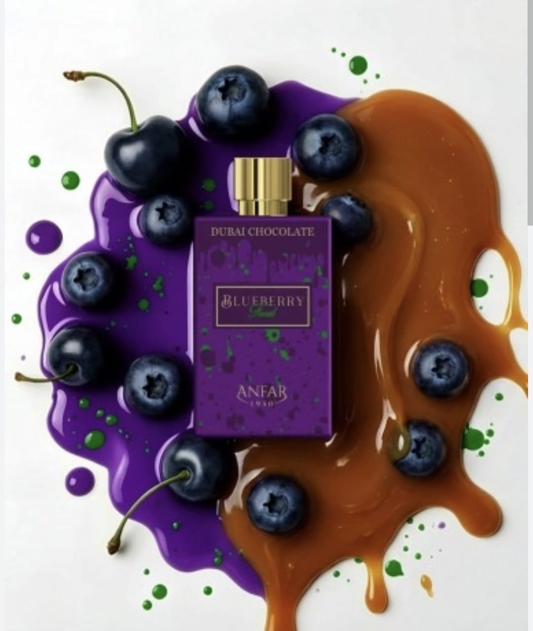 Anfar 1950 Dubai Chocolate - Blueberry Forest - Extrait De Parfum - 80 ML - Parfum Original - imagine 3