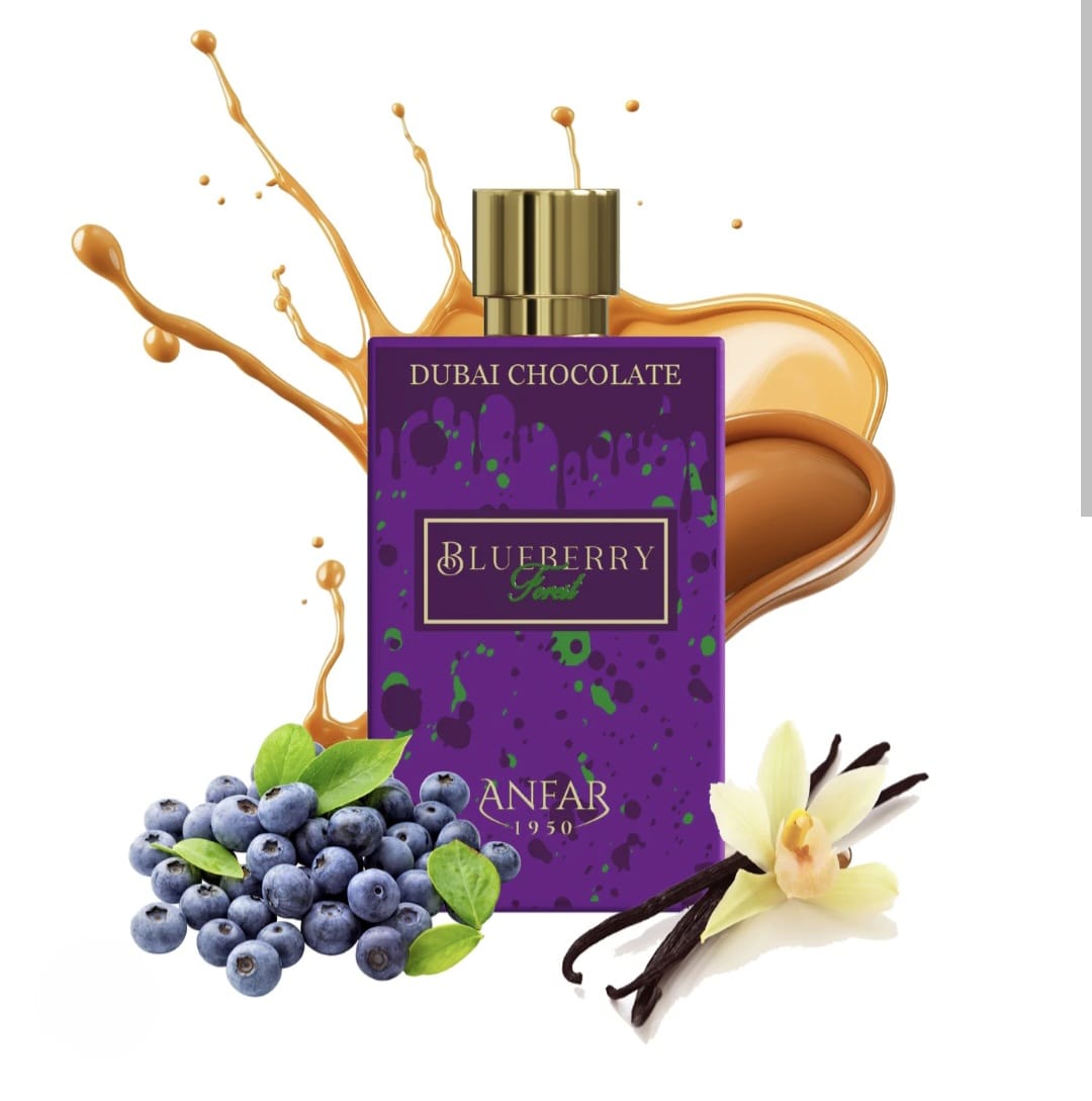 Anfar 1950 Dubai Chocolate - Blueberry Forest - Extrait De Parfum - 80 ML - Parfum Original - imagine 4